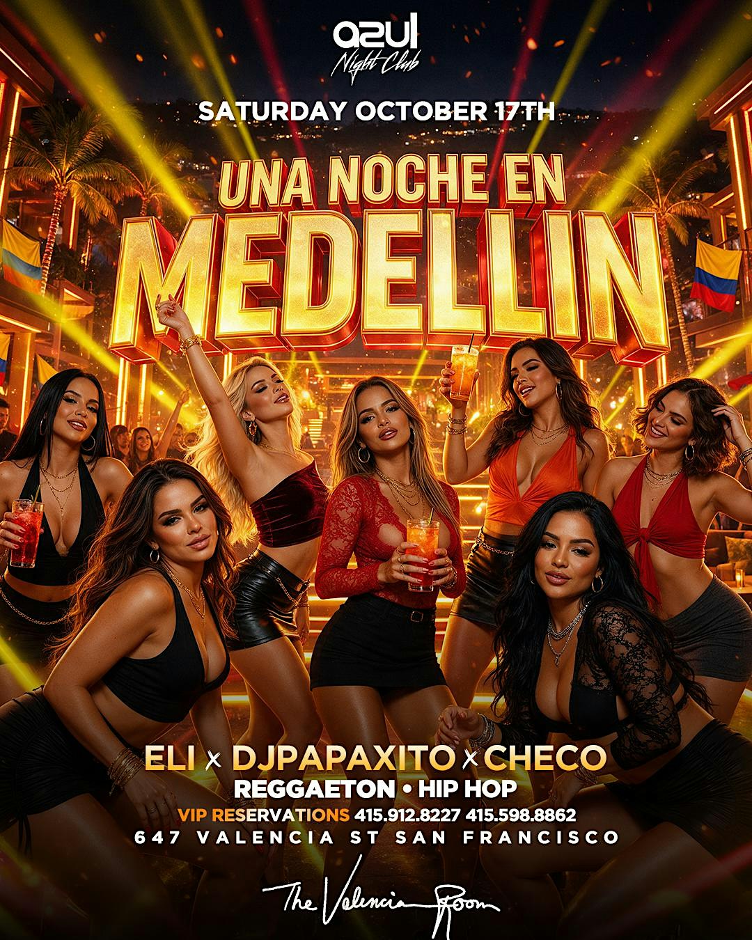 PERREO Y MAS - Una Noce En Medellin 10.17