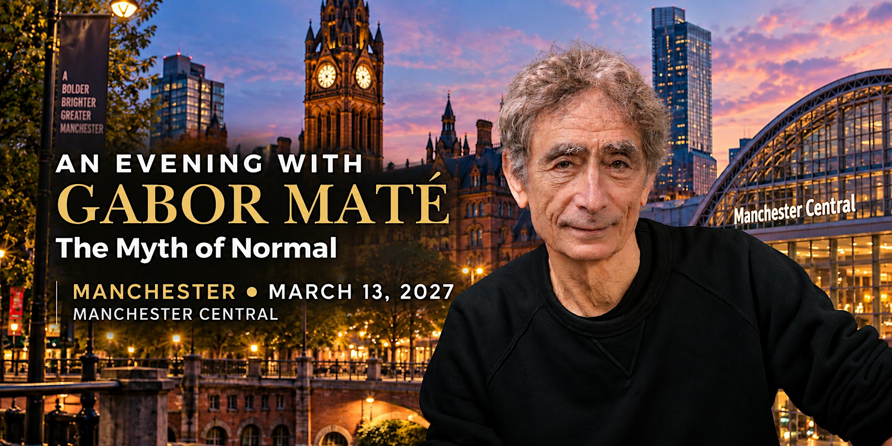 An Evening with Gabor Maté in Manchester: The Myth of Normal