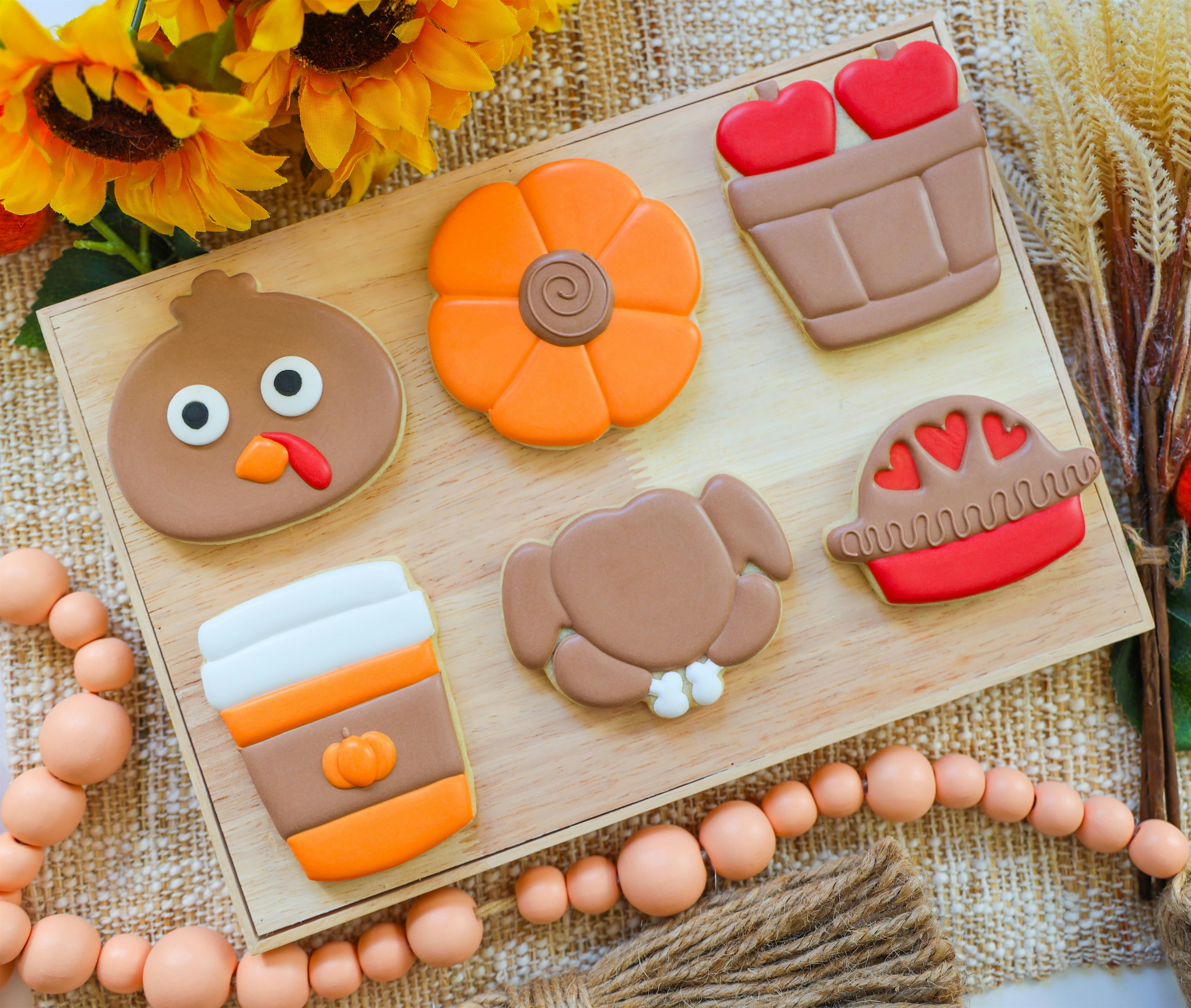 Thanksgiving Frosting Feast  Cookie Decorating Class