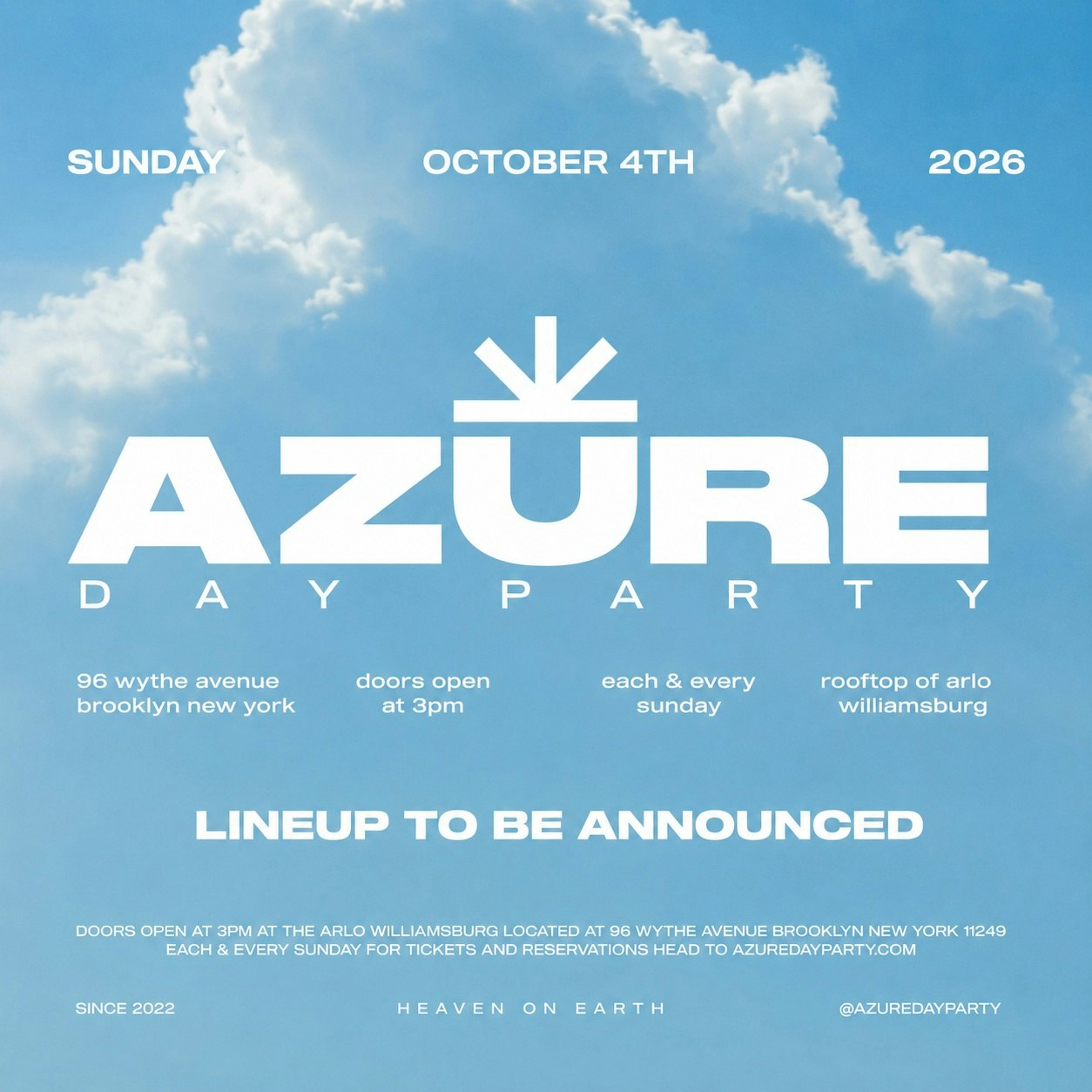 Azure Day Party October 4th