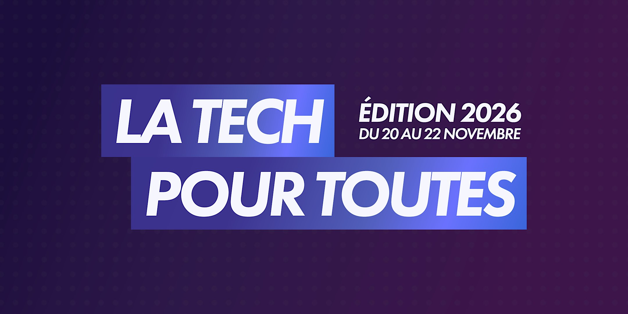 La Tech pour Toutes 2026