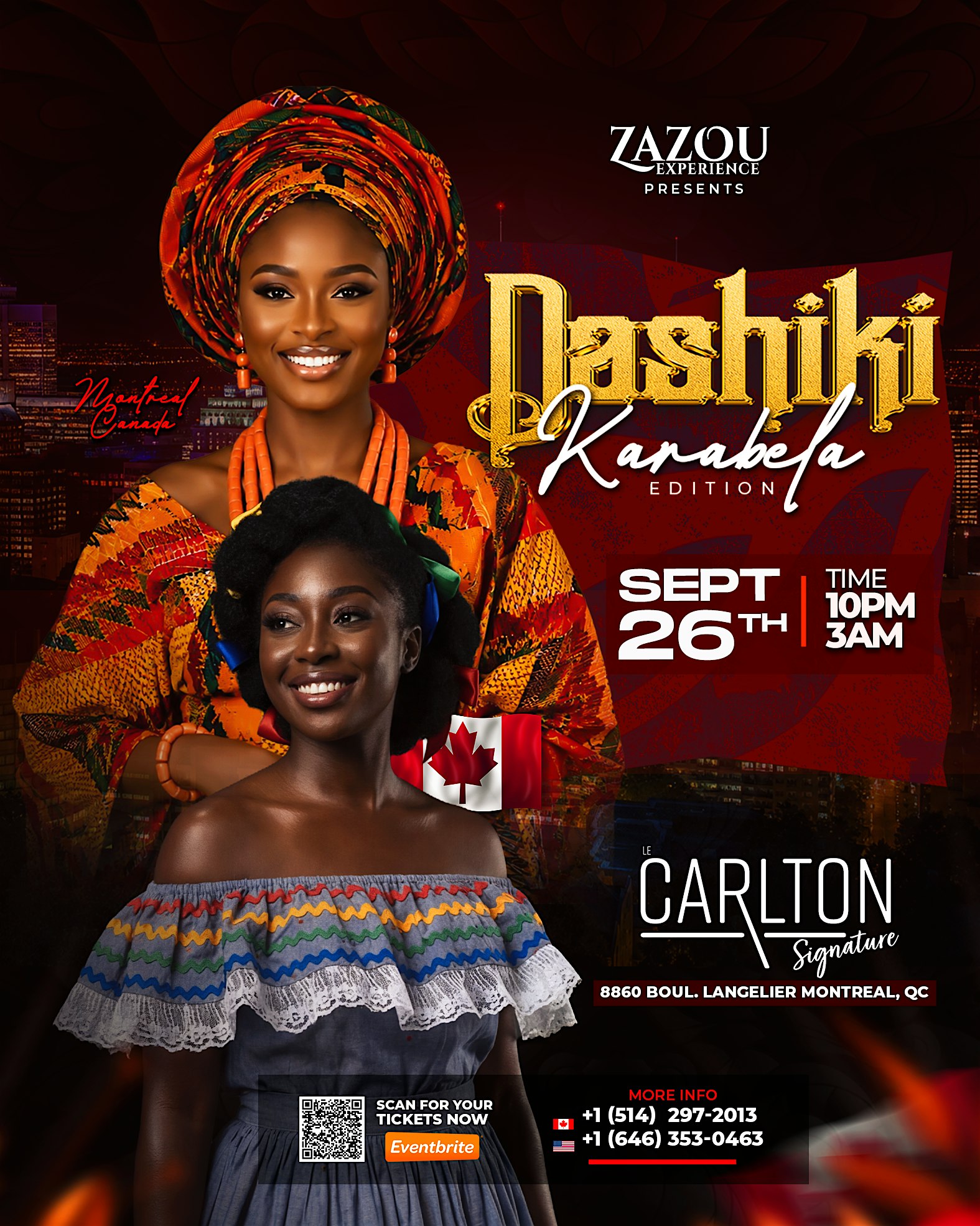 Dashiki and Karabela in Montreal