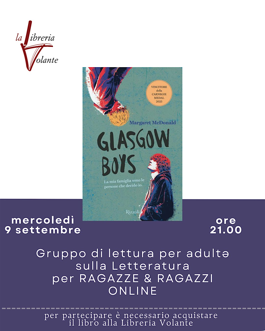 Gruppo di lettura per adulti sulla letteratura per ragazzi e ragazze online