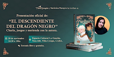 Presentación de "El Descendiente del Dragón Negro", de Verónica Pereyra