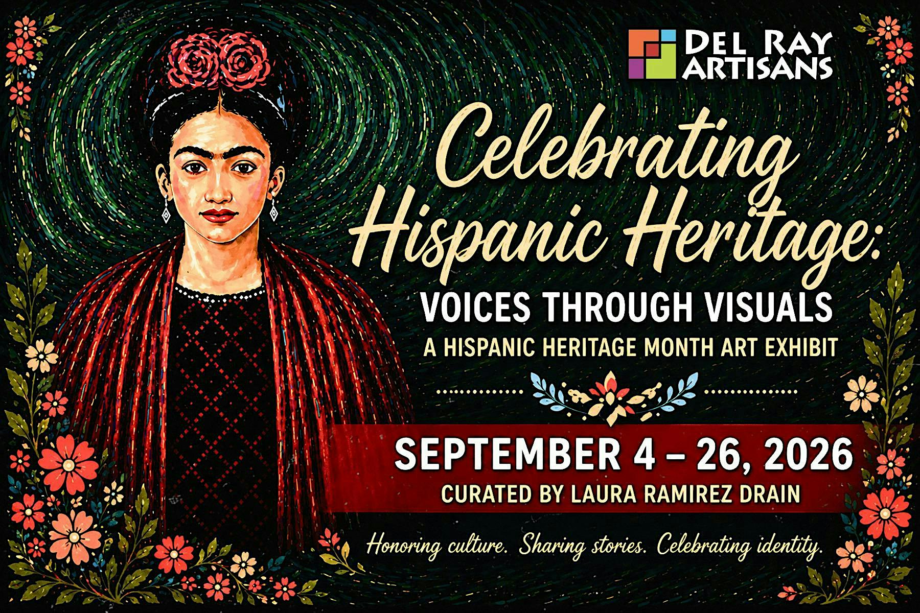 Celebrating Hispanic Heritage: Voices Through Visuals art exhibit reception