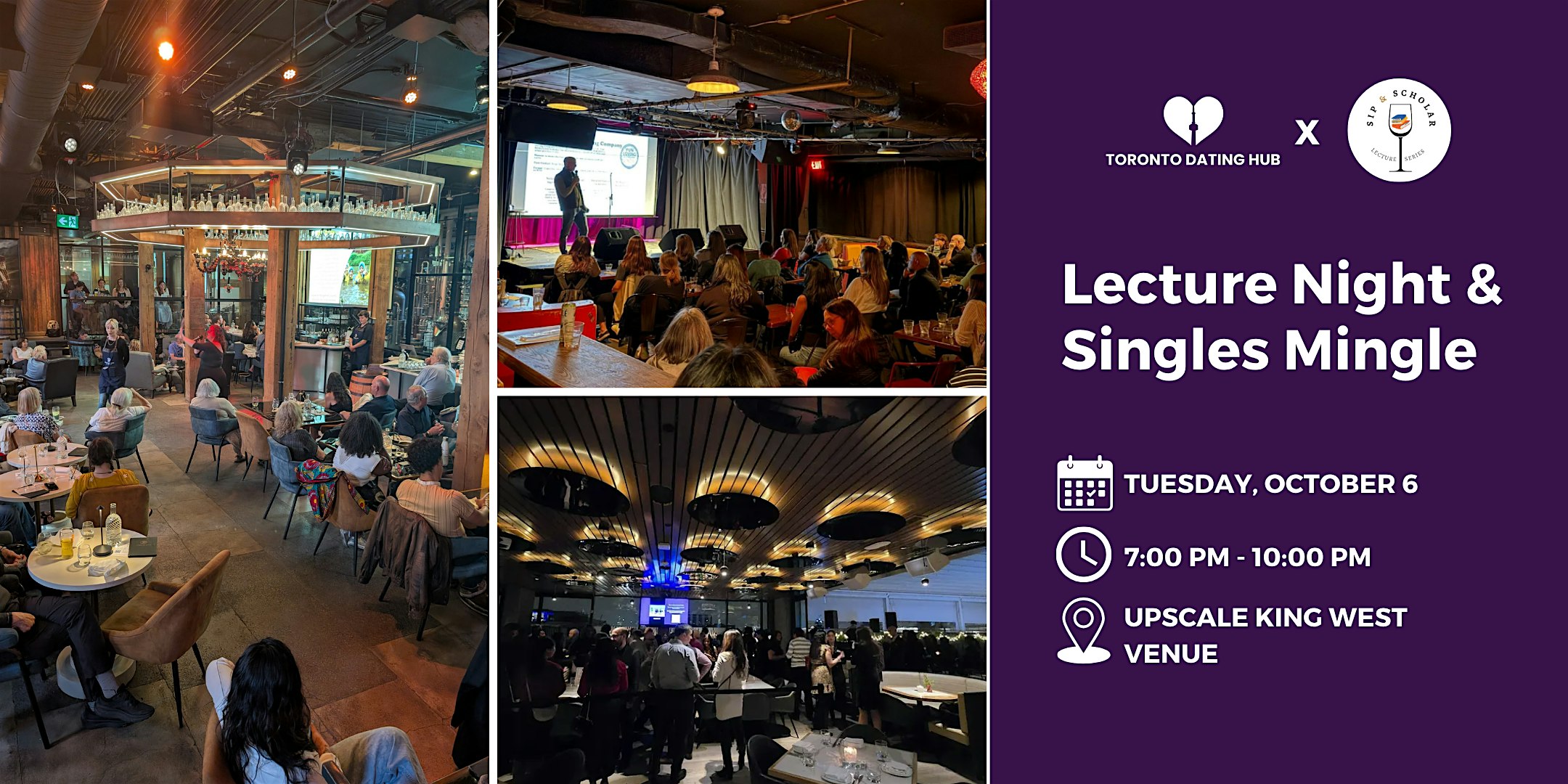 Toronto Dating Hub x Sip & Scholar: Lecture & Mingle Night