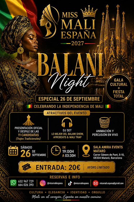 BALANI NIGHT ESPECIAL INDEPENDENCIA DE MALI