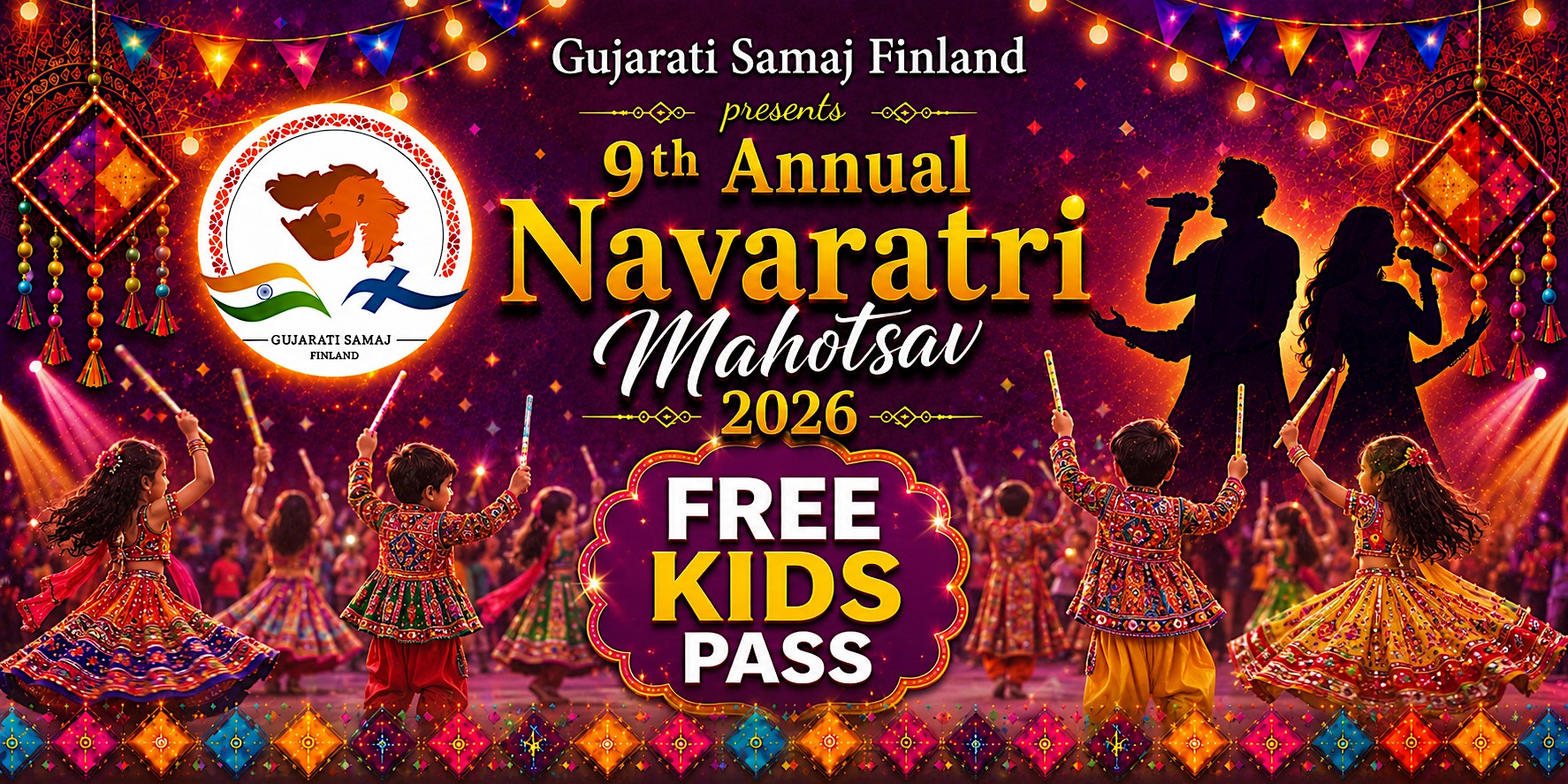 LIVE Garba - Gujarati Samaj Finland Navaratri Mahotsav 2026