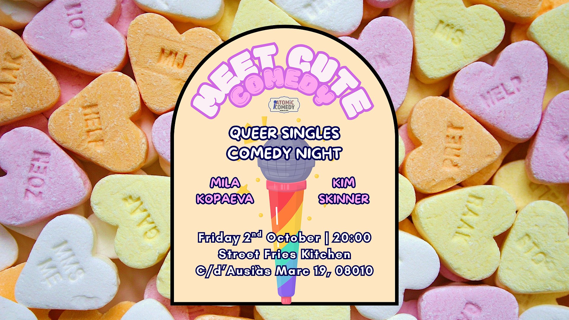 Meet Cute Comedy: a singles comedy night for queers and allies!