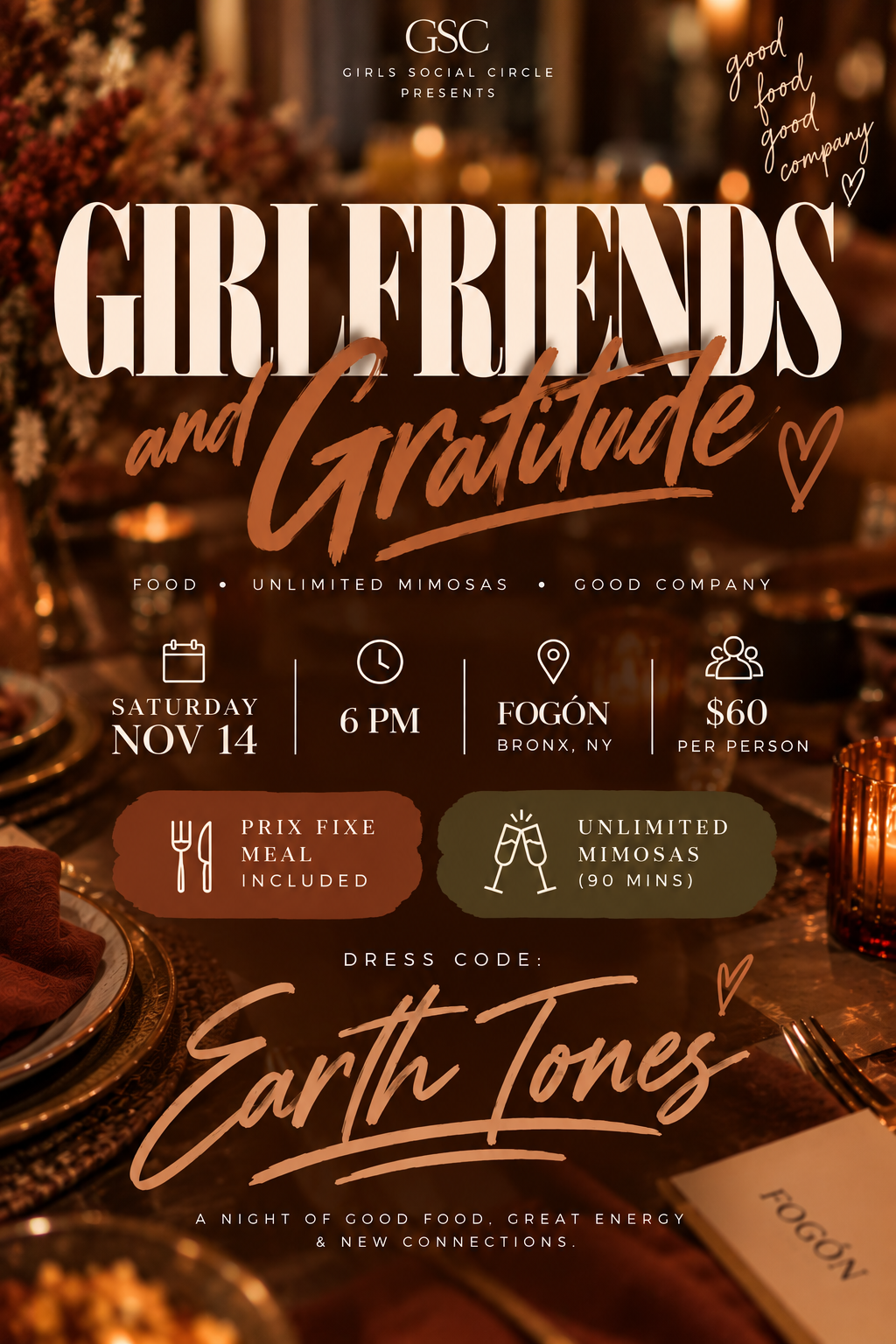 Girlfriends  & Gratitude
