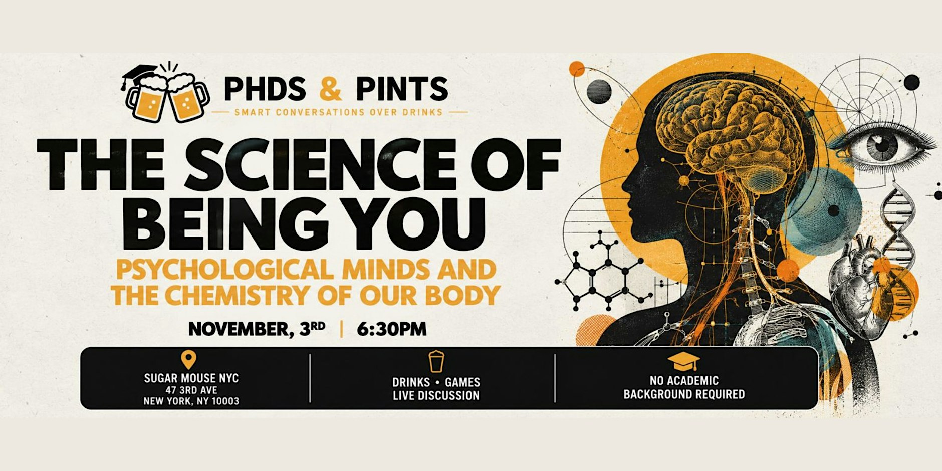 PhDs & Pints: The Science of Being You
