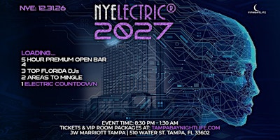 Tampa New Year's Eve Party Countdown | NYElectric® 2027