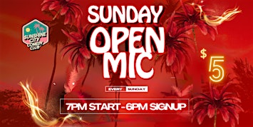 Sunday Open Mic - Every Sunday!