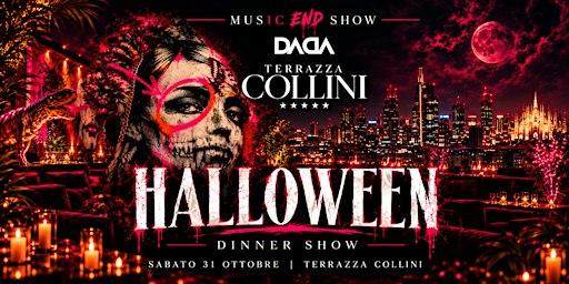 Halloween Milano 2026  Dinner Show & Party @ Terrazza Collini Hotel
