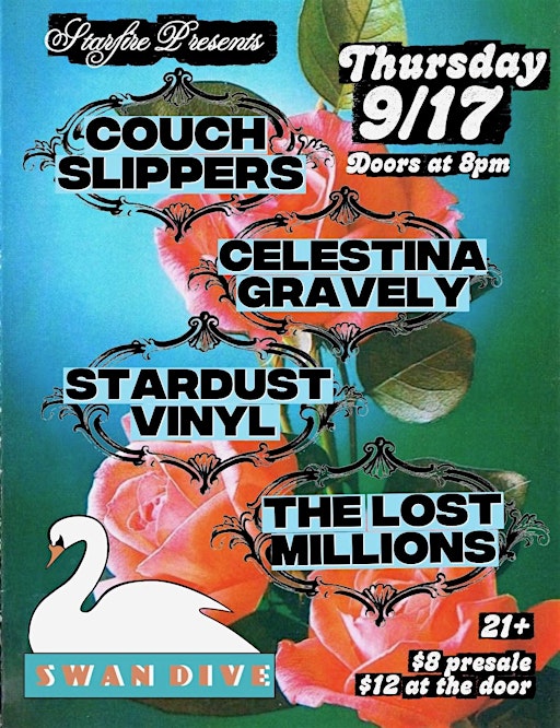 Starfire Presents: Couch Slippers/Celestina Gravely/Stardust Vinyl/The Lost