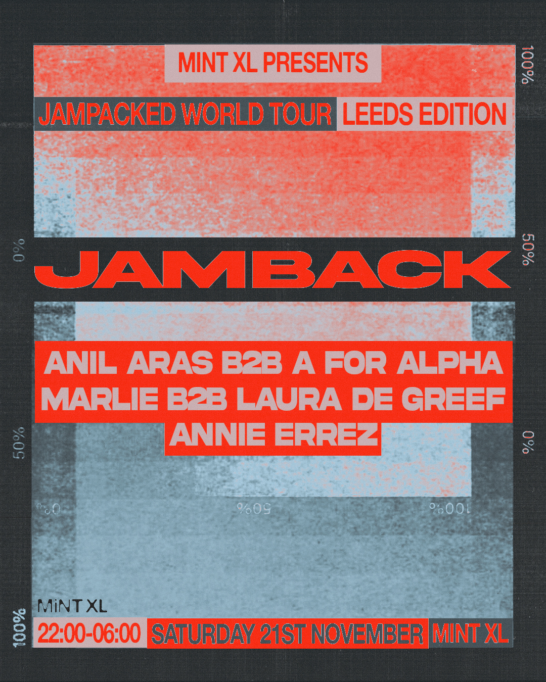 Jamback presents Jampacked at Mint XL