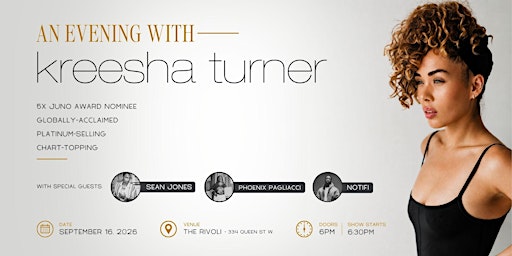 An Evening with Kreesha Turner
