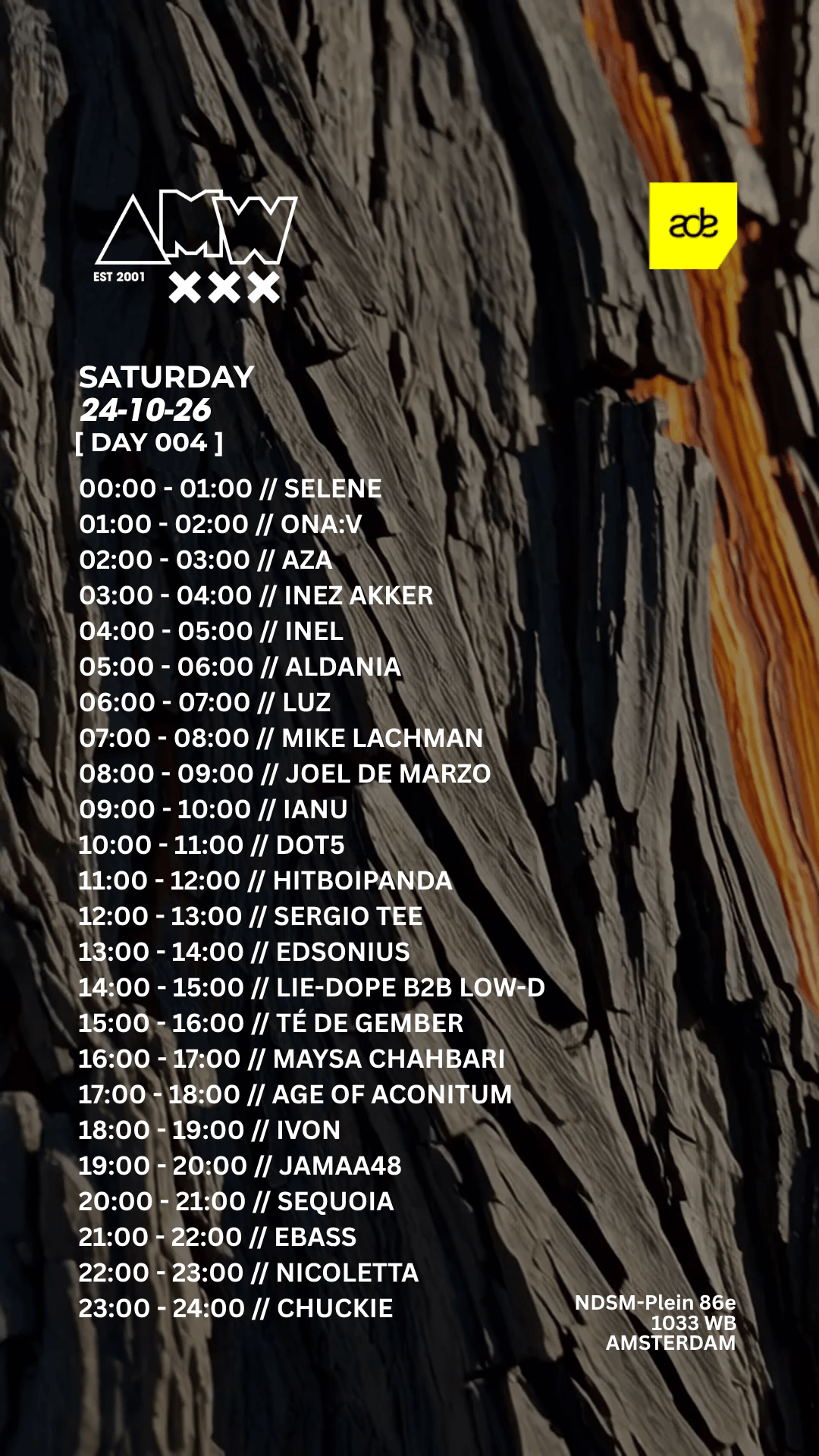AMW ADE 24/5 DJ Marathon 2026 (DAY 4)