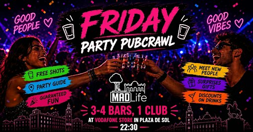 Friday  International  Meeting & Party Pubcrawl!