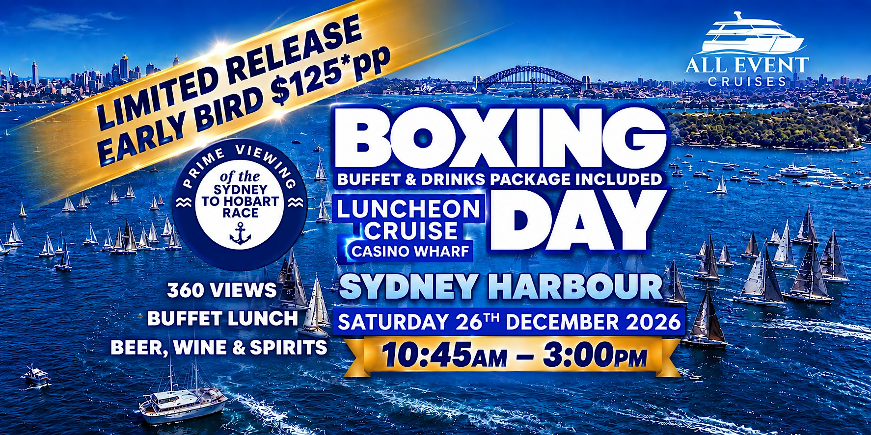 Boxing Day 2026 | Sydney Harbour | Sydney to Hobart Race