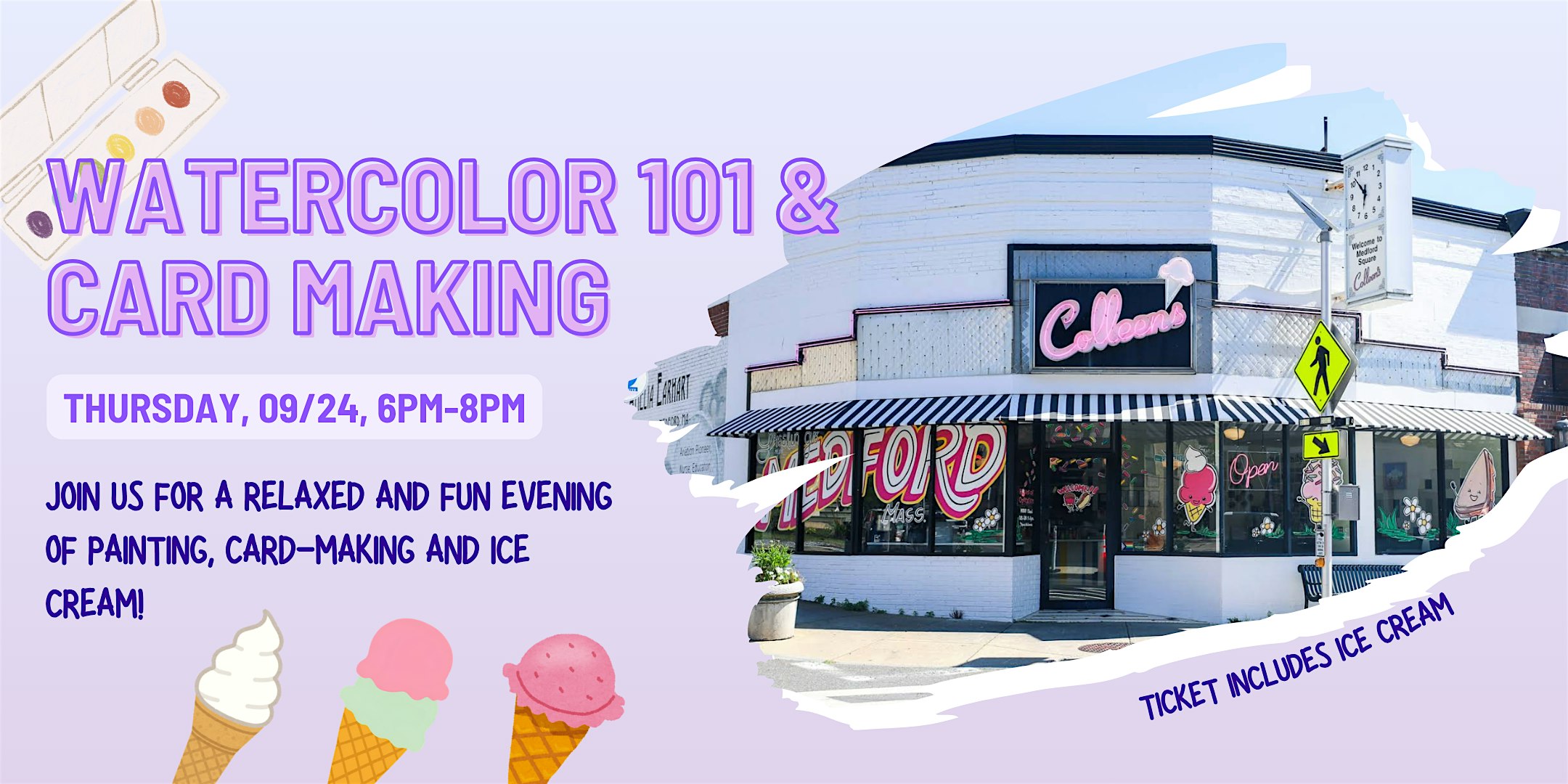 Watercolor 101 workshop & Autumn Card Making