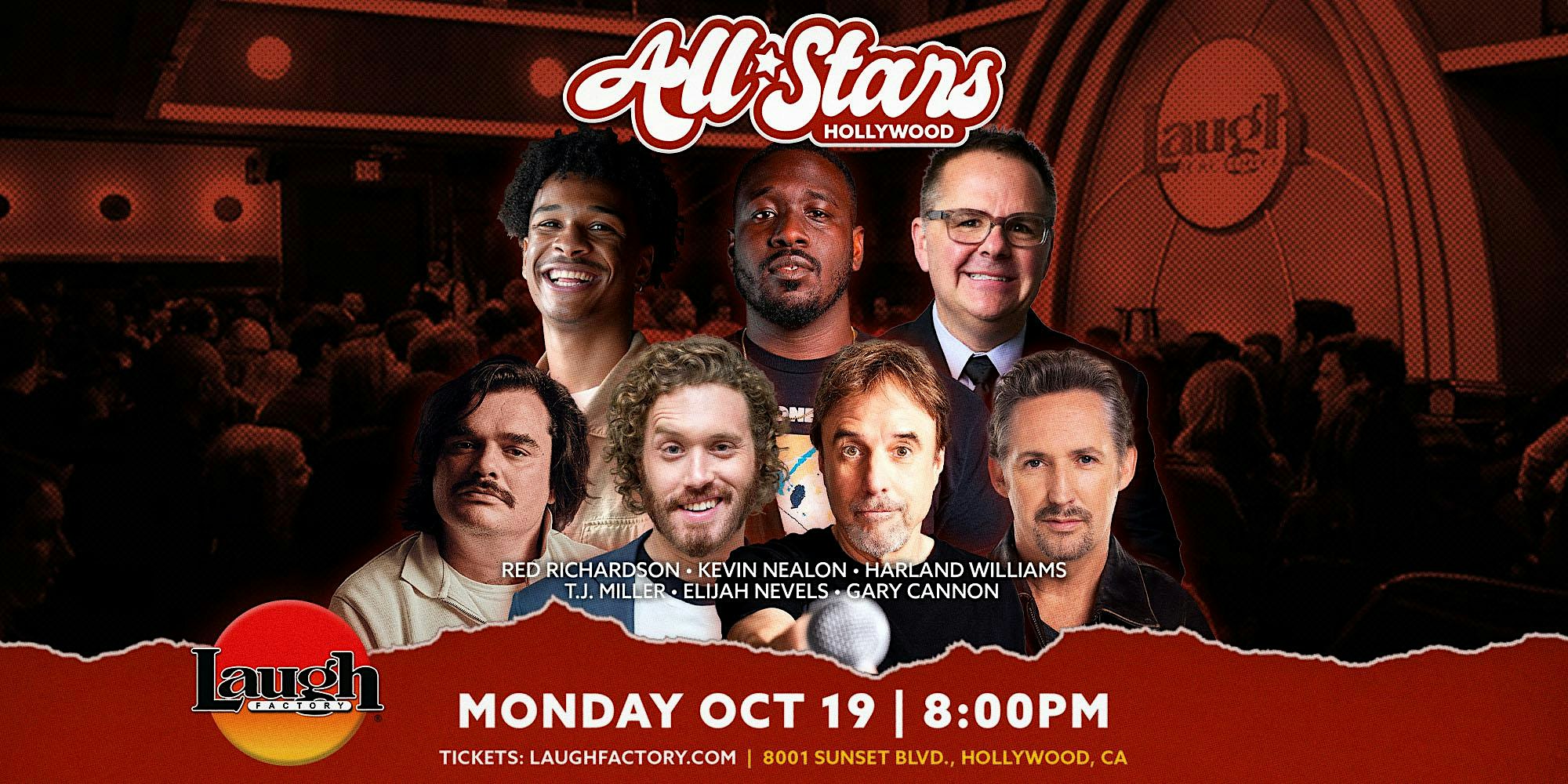 Monday All-Star Comedy 8:00PM