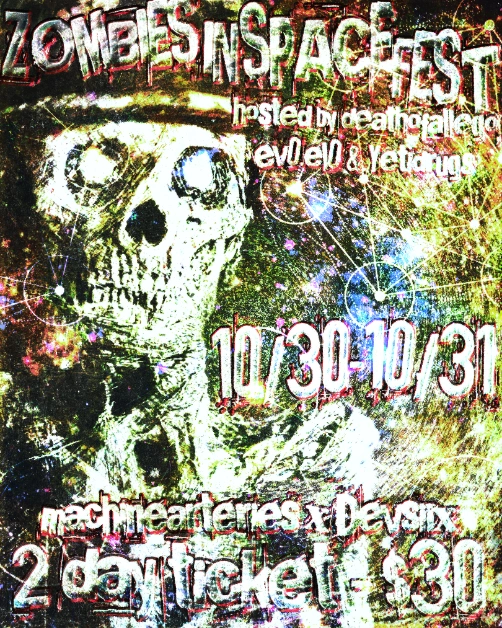 ZOMBIES IN SPACEFEST - A 2 DAY HALLOWEEN FESTIVAL