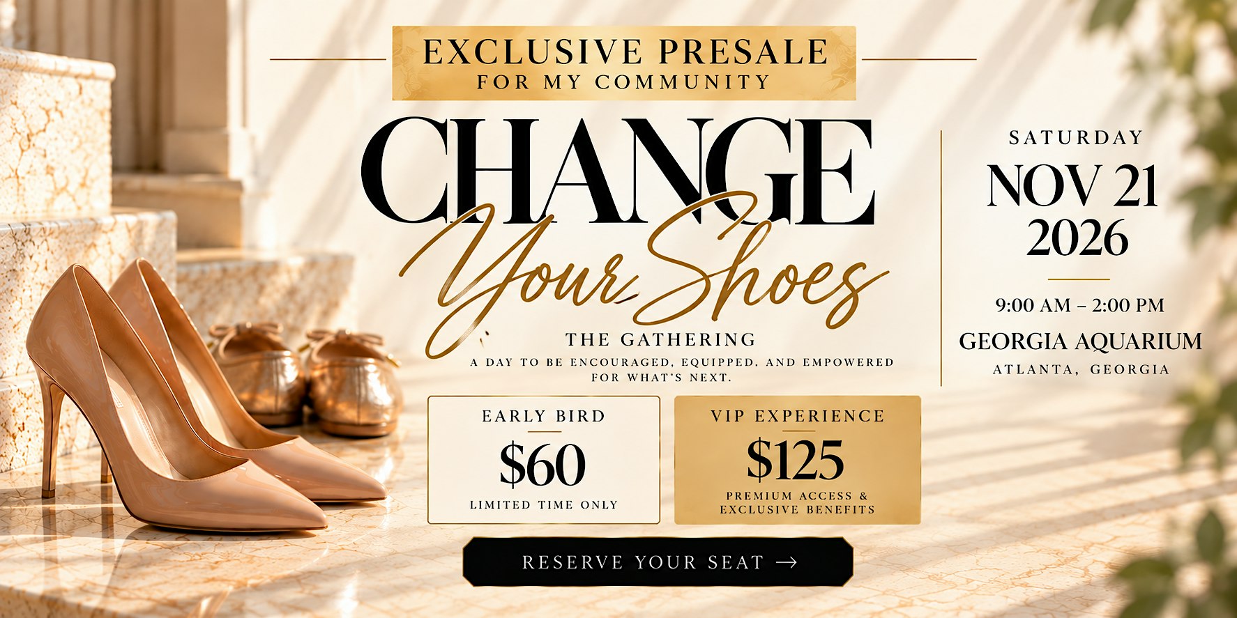 CHANGE YOUR SHOES!