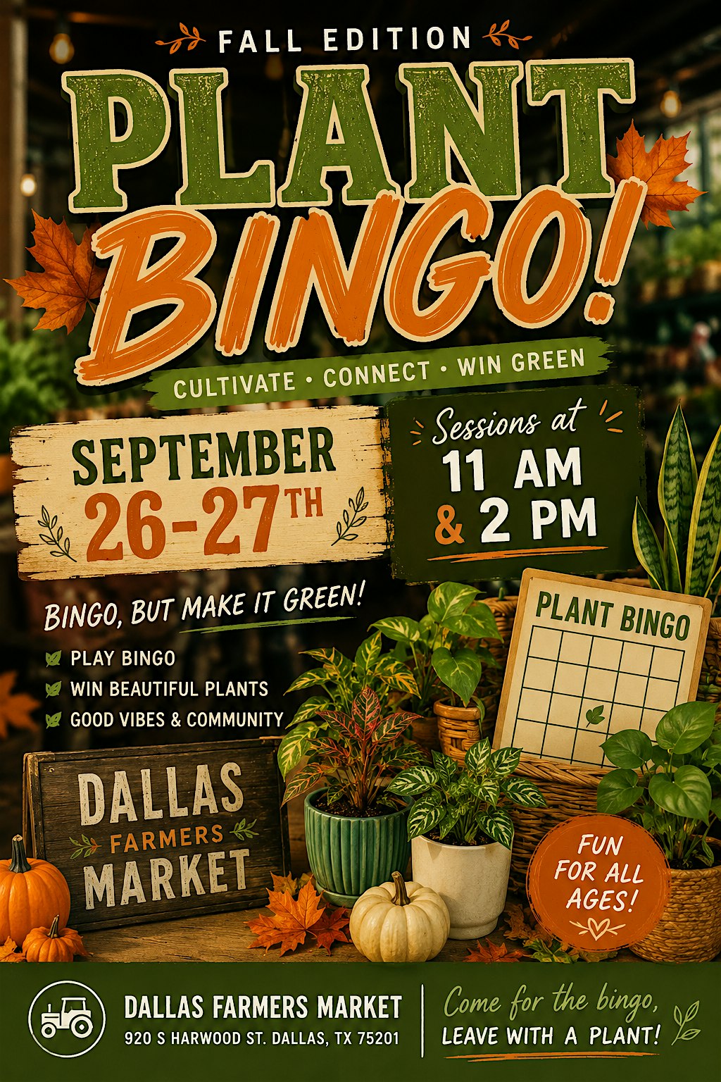 Plant Bingo (Fall Edition)