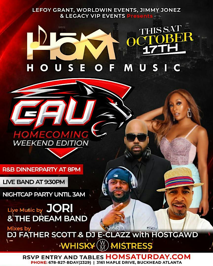 HOUSE OF MUSIC: Atlanta's #1 Rated Live Groove every Saturday!