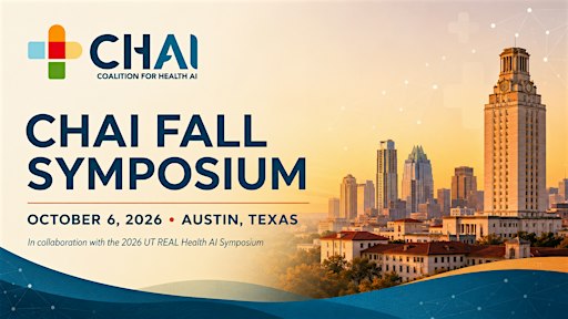 CHAI Fall Symposium @ UT Health Austin TX