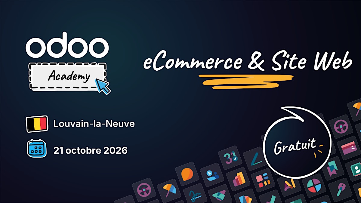 Odoo Academy eCommerce - Louvain-la-Neuve