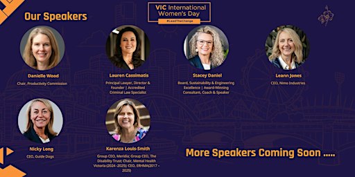 VIC  International Women's Day 2027  - Leaders' Breakfast