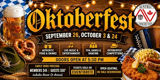 Oktoberfest - Austria Vancouver Club