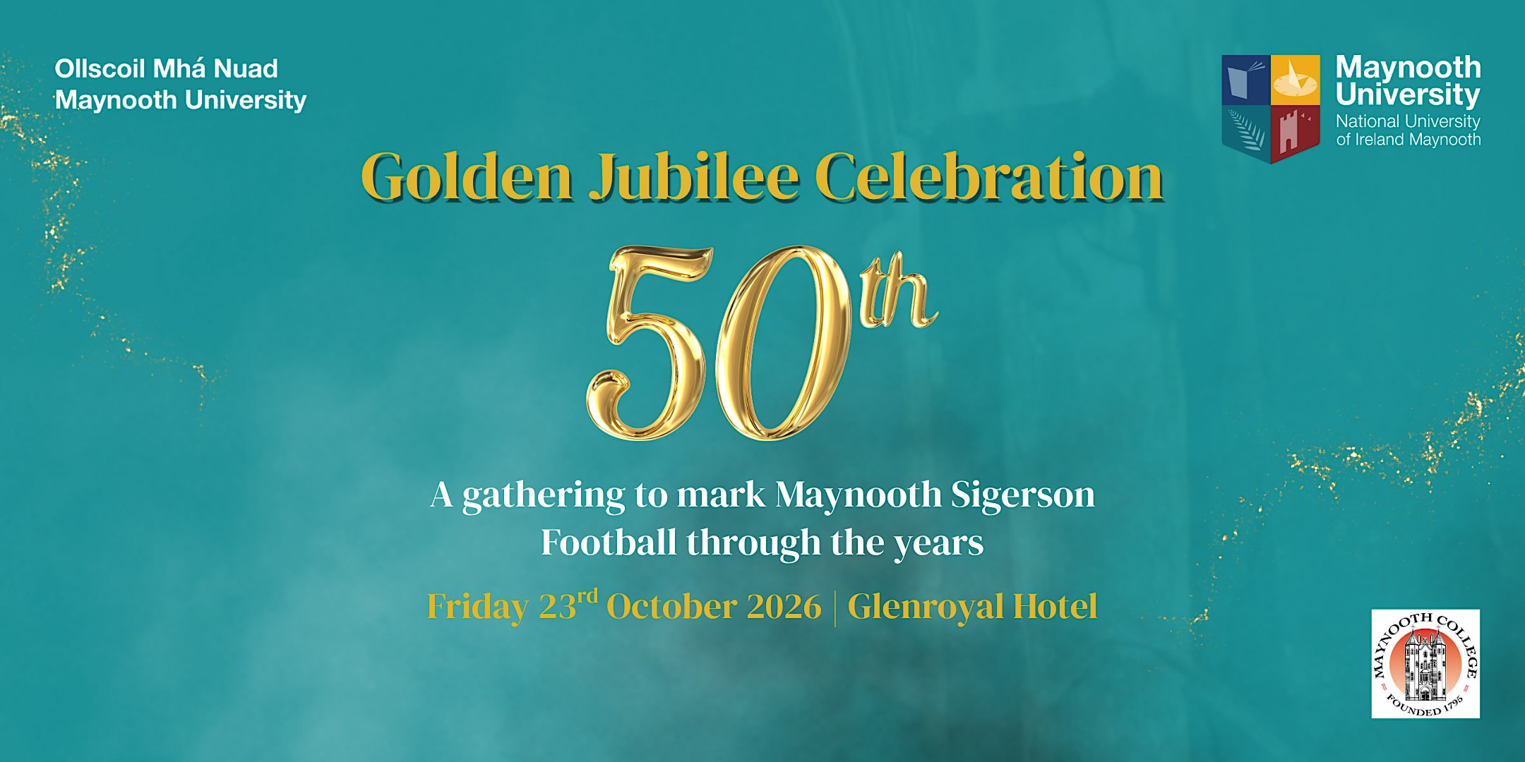 Sigerson GAA 50-Year Golden Jubilee Celebration at Maynooth