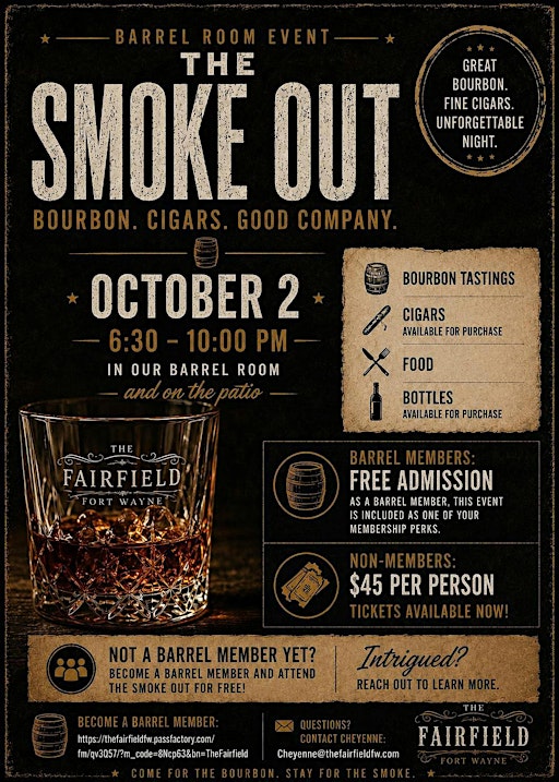 THE SMOKE OUT | Barrel Room Event