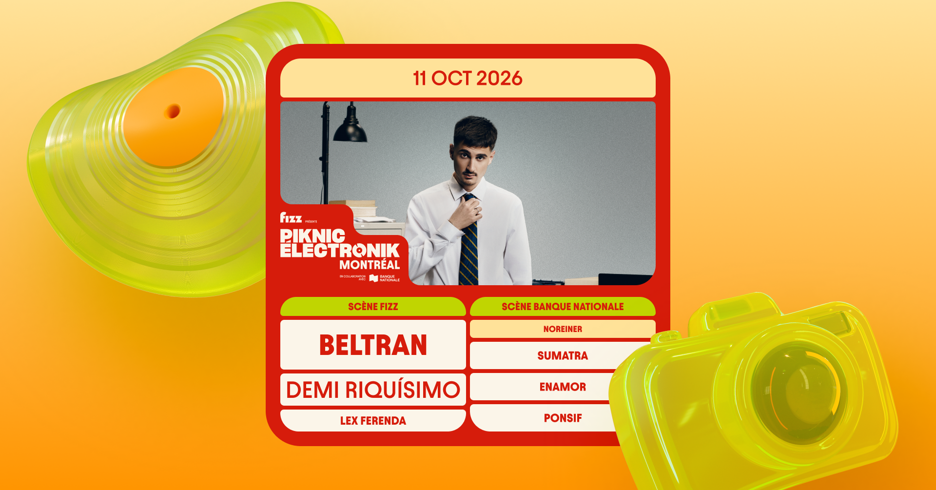 Piknic Électronik MTL #19: Beltran, Demi Riquísimo / Noreiner