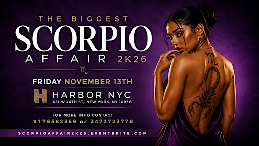 The Biggest Scorpio Affair 2K26 | NYC Scorpio celebration