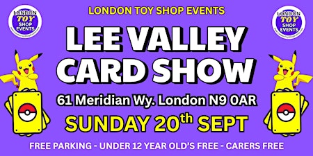 LEE VALLEY CARD SHOW