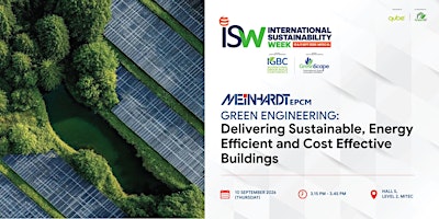 Green Engineering by Meinhardt @ ISW 2026