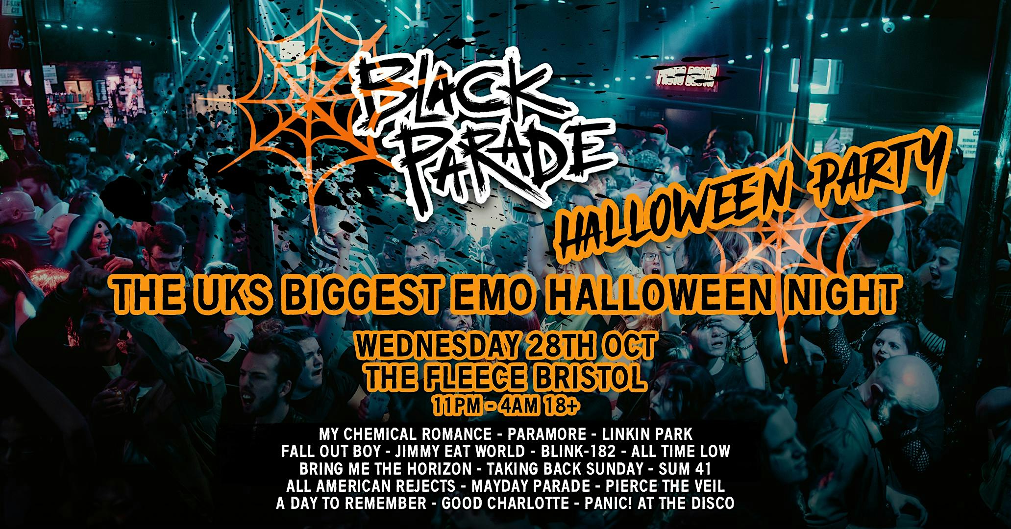 Black Parade - The UKs Biggest Emo Halloween Night