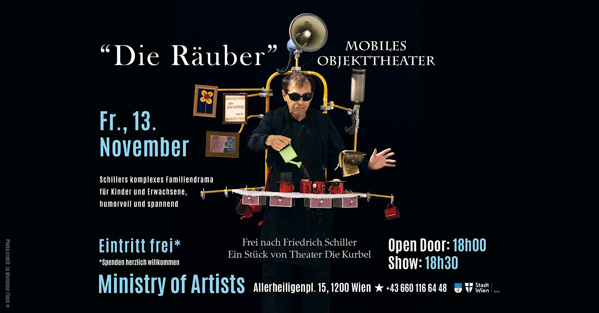 MoA Live: DIE RÄUBER | Mobiles Objekttheater "Die Kurbel"