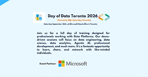 Day of Data Toronto 2026