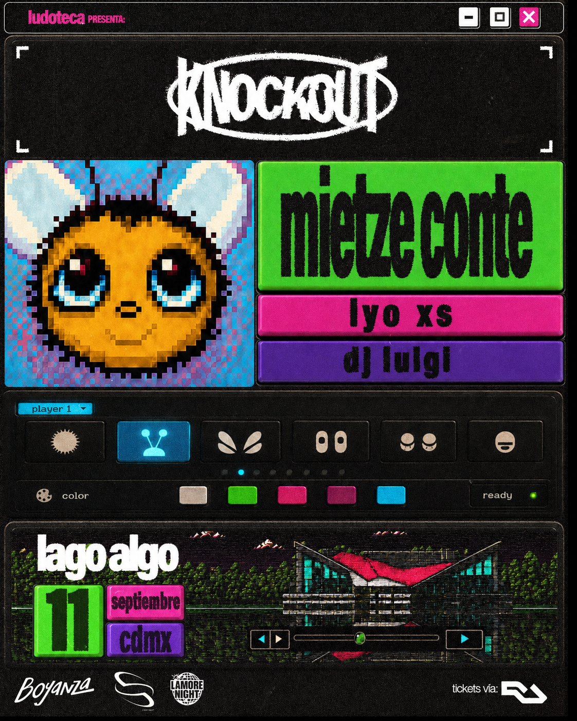 Knockout presenta: Mietze Conte en CDMX