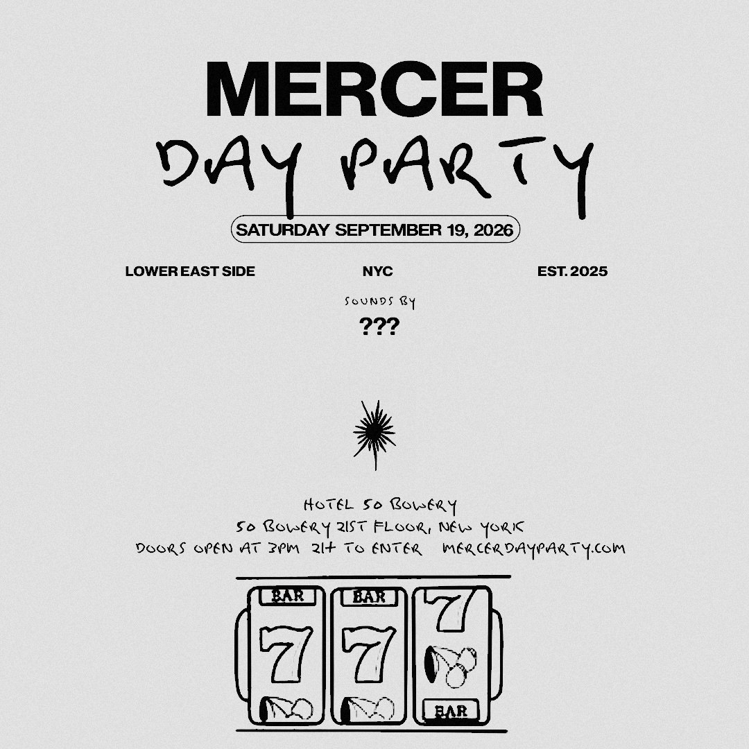 MERCER DAY PARTY - September 19