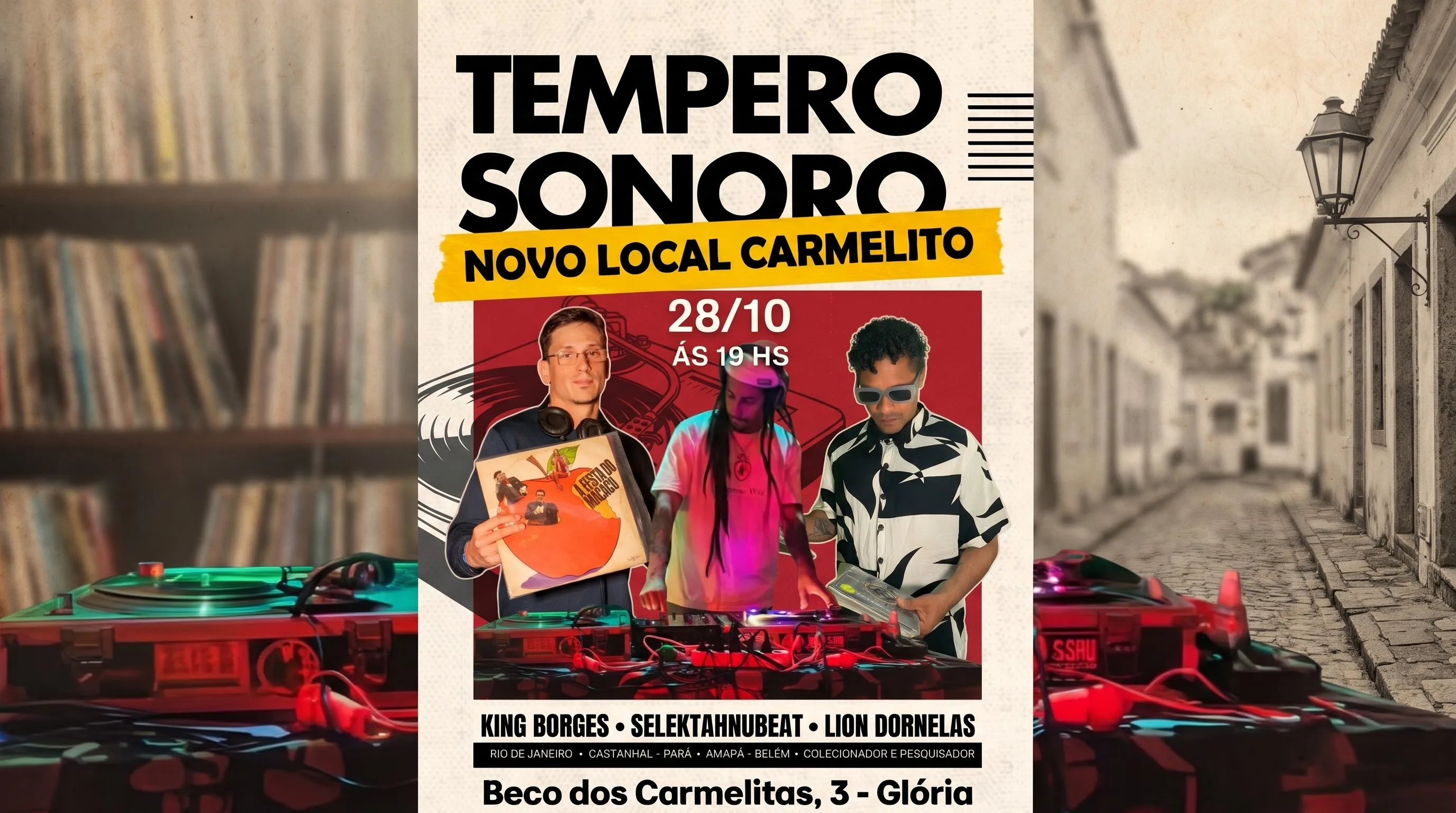 Tempero Sonoro - 28/10 -  Quarta Do Vinil