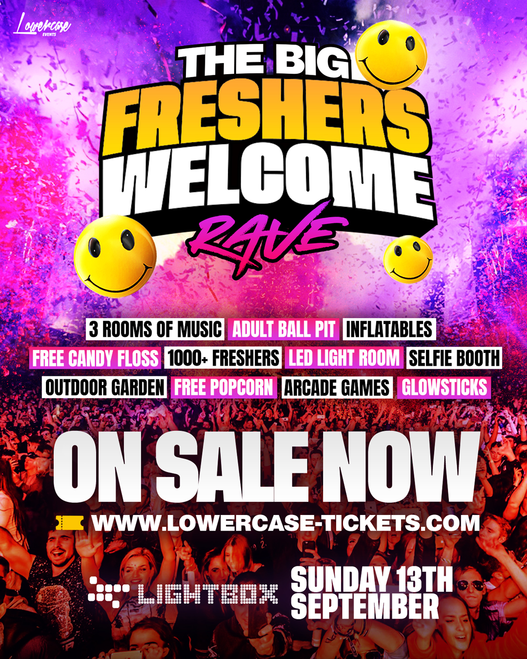 THE BIG FRESHERS WELCOME RAVE! - LONDON FRESHERS WEEK 2026