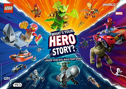 LEGO®️ BUILD YOUR HERO STORY