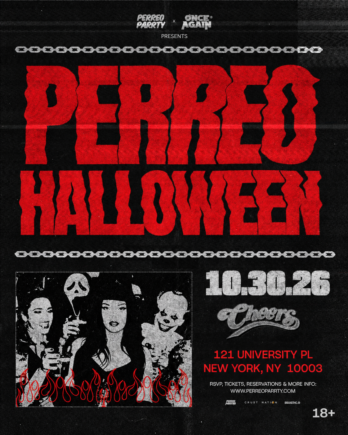 PERREO HALLOWEEN - Latin Reggaeton Dance Party in NYC (18+)