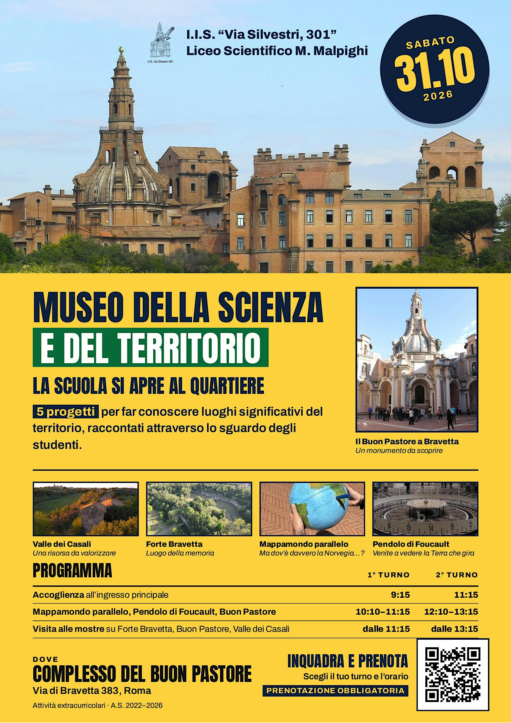 MUSEO DELLA SCIENZA E DEL TERRITORIO: La scuola si apre al quartiere